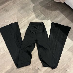 offline flared cross waisted arie leggings